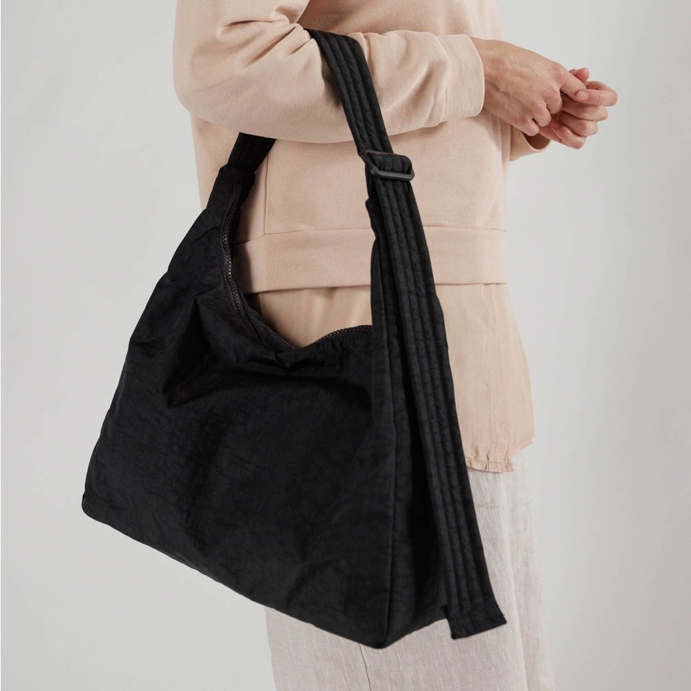 Baggu Black Nylon Shoulder Bag